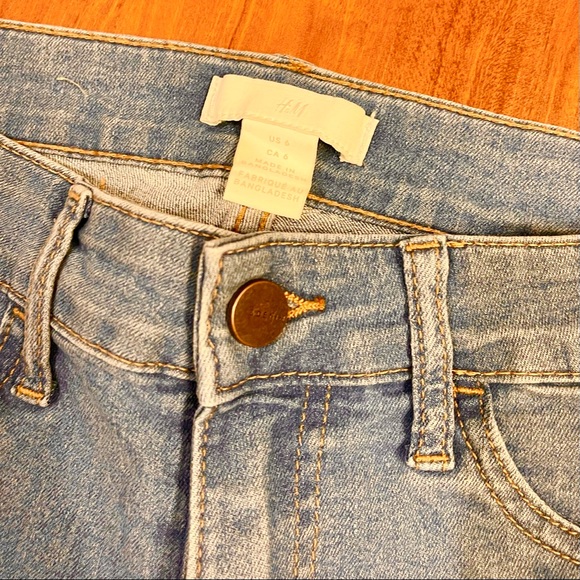 H&M Blue Denim Highrise Skinny Jeans size 6 - Picture 5 of 5